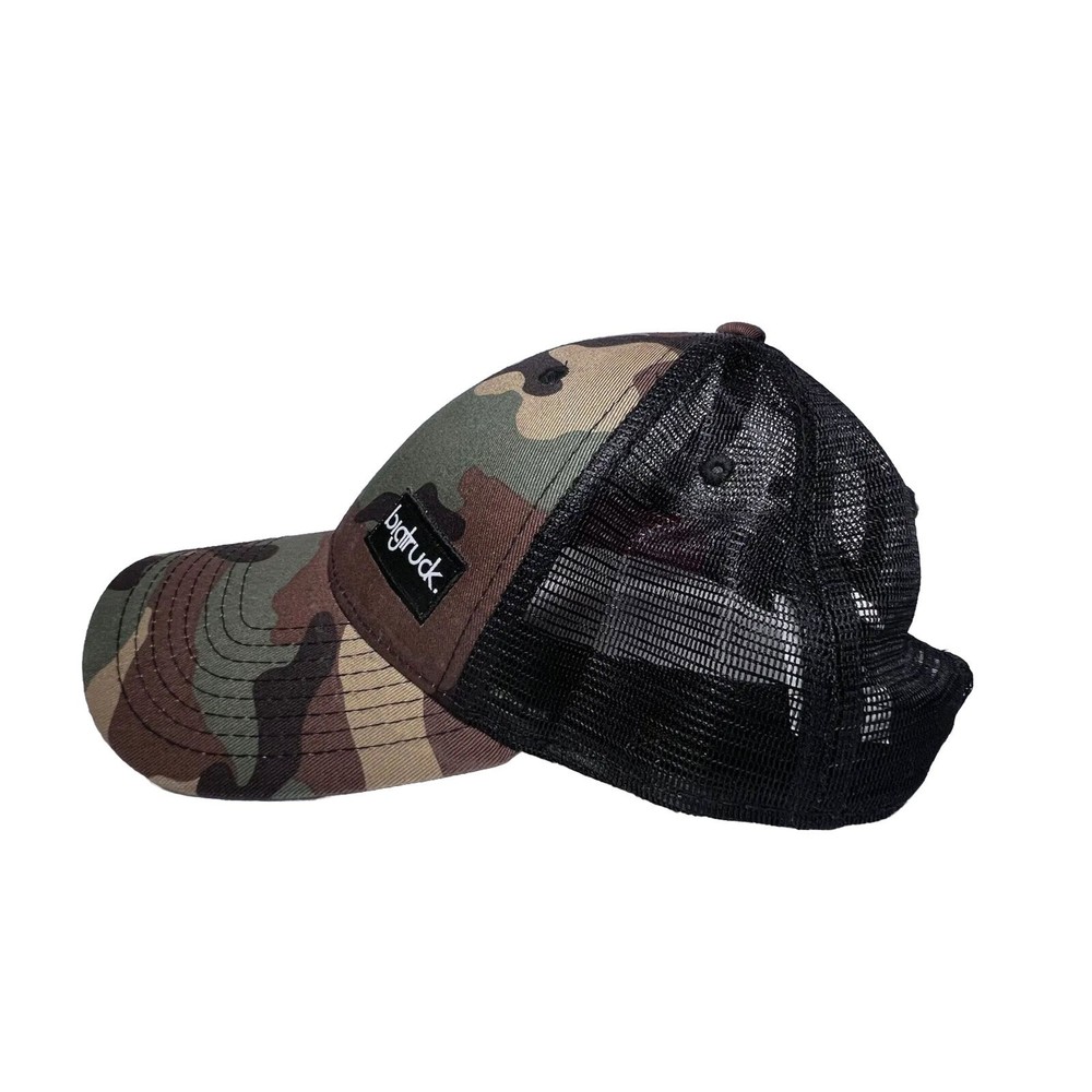 Big Truck Trucker Hat Camouflage One Size Adjustable Snap Back Mesh Cap Unisex - Picture 7 of 16